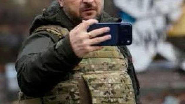 Selenskyj machte Abschieds-Selfie in Kupjansk