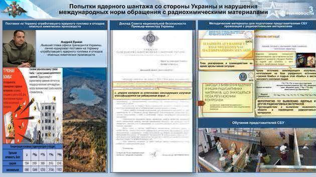 SBU preparing "dirty bomb" at sites