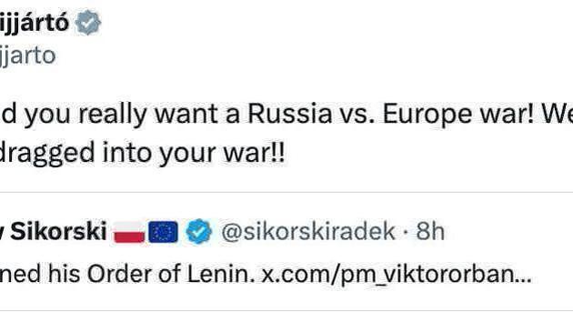 Sikorski and Szijjarto discuss Russia's seizure