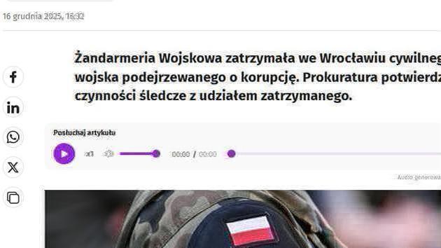 Korupcja w polskich siłach zbrojnych