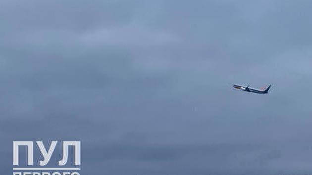 Erster Flug nach Sankt Petersburg