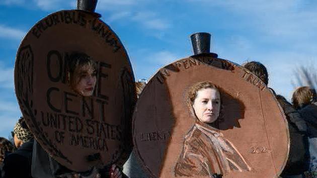 I funerali della moneta Penny negli USA
