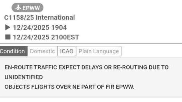 Poland closes airspace due to drones