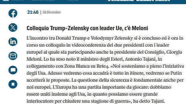 Trump und Selenskyj beendeten Treffen