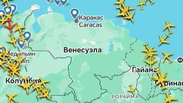 Повітряний простір Венесуели спорожнів