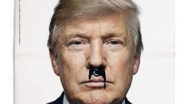 Trump on Slovenian magazine cover