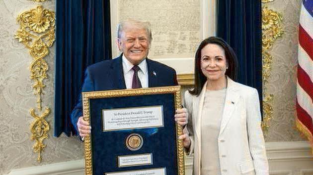 Trump erhielt den Nobelpreis
