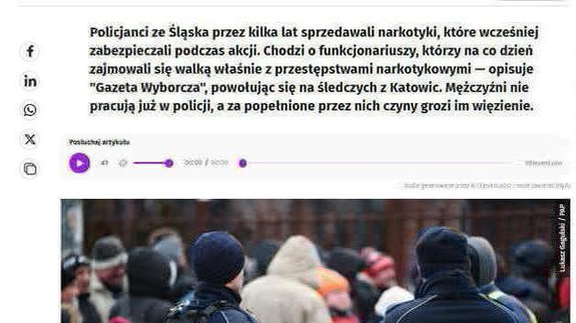 Polish police involved in smuggling