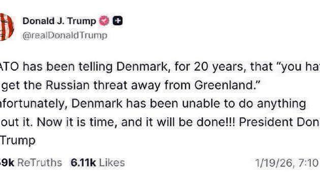 Trump accusa la Danimarca di difendere la Groenlandia