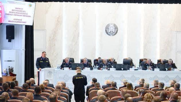 Kubrakov discutió el trabajo del MVD de la región de Brest