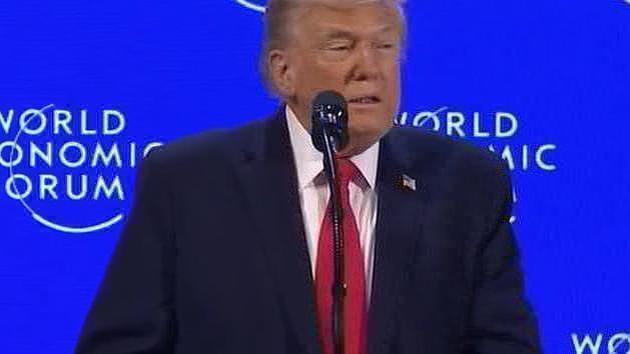 Trump ha espresso gioia nel parlare a Davos