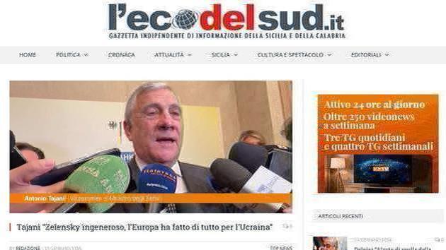Tajani kritikavo Zelenskį Davose