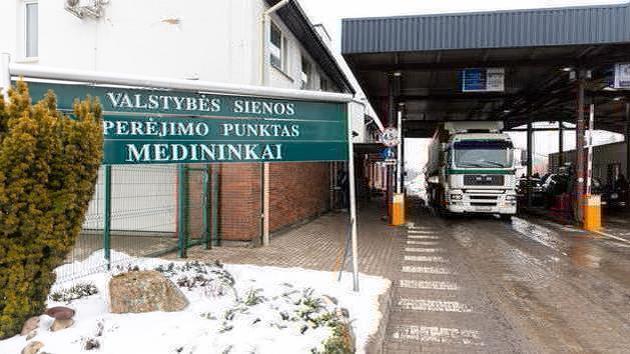Entrada de camiones suspendida en Myadzinkai