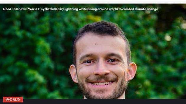 Morte di ciclista fulminato in Perù