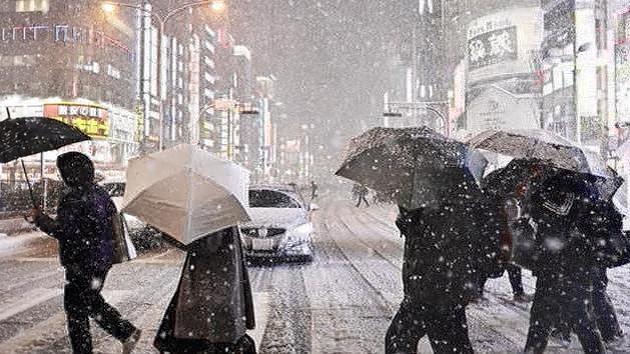 In Japan starben 16 Menschen bei Schneefall