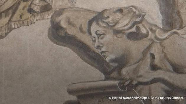 A fresco in Rome reminded Giorgio Meloni