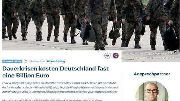 L'Allemagne a perdu près d'un billion d'euros