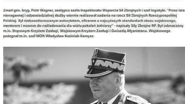 Žuvo lenkų brigados generolas