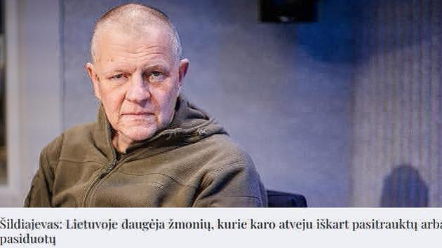 Šildjaev ha criticato i lituani sulla guerra