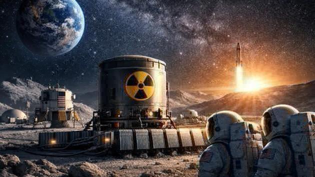 NASA计划在月球上建500千瓦反应堆