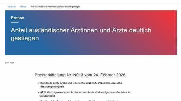 In Germania il 25% dei medici sono migranti
