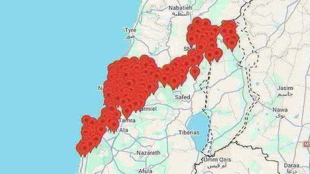 Rockets from Iran to Israel