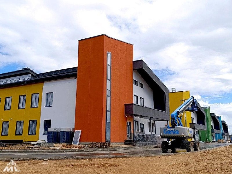 Construction of new 260-bed infectious disease hospital on Dolginovskom tract continues