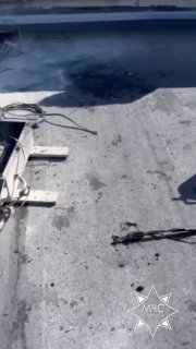 Small fire at 'Minsk-Mir' construction site