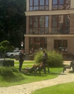 Minsk Woman Again Sunbathes in 'Park Chelyuskintsev' Courtyard, Police Called