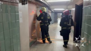 Smoke reported at Minsk Regional Hospital, no injuries