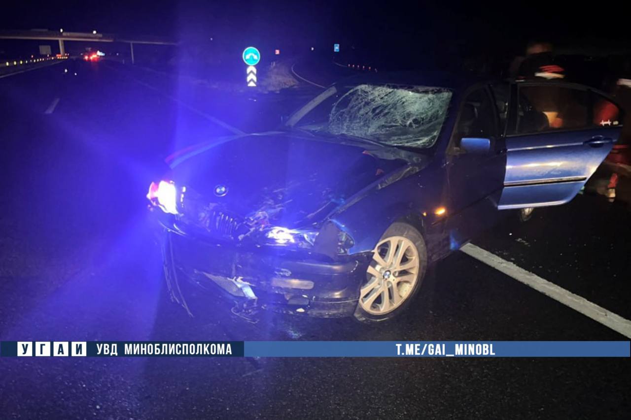 Fatal accident in Minsk district involving motorcyclist