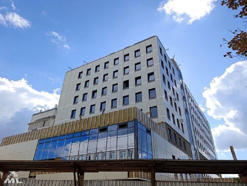 Construction of new oncology center building continues in Minsk