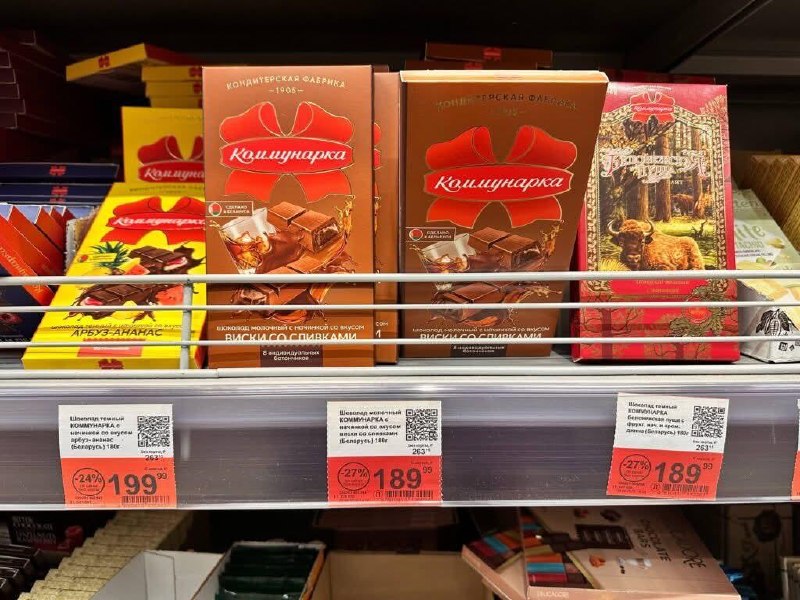Belarusian products spotted on shelves in St. Petersburg stores