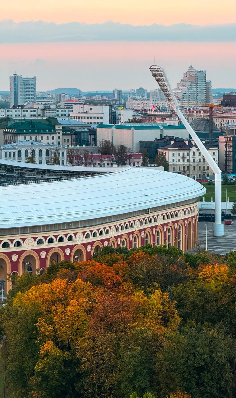 Minsk from above in all its autumn beauty