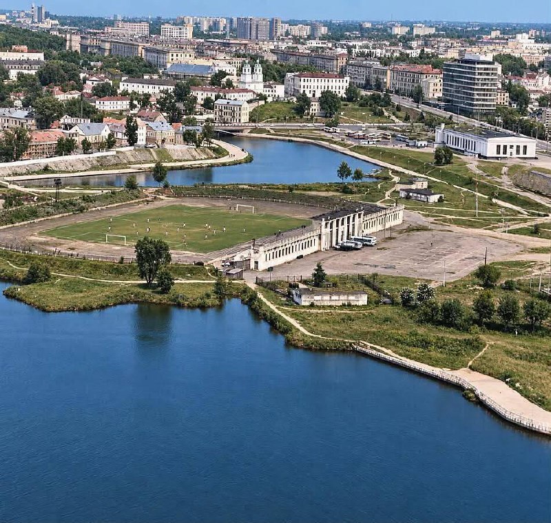 Did you know a football stadium once stood where Tears Island is now?