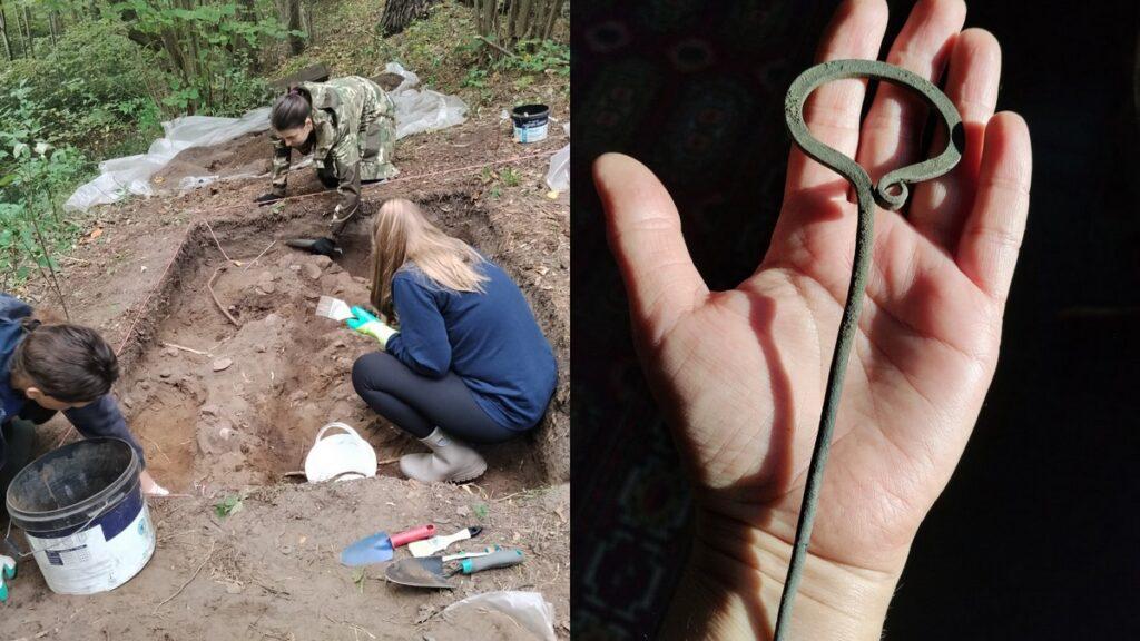 Bronze pin found in Minsk Region with no known analogs in Central Belarus