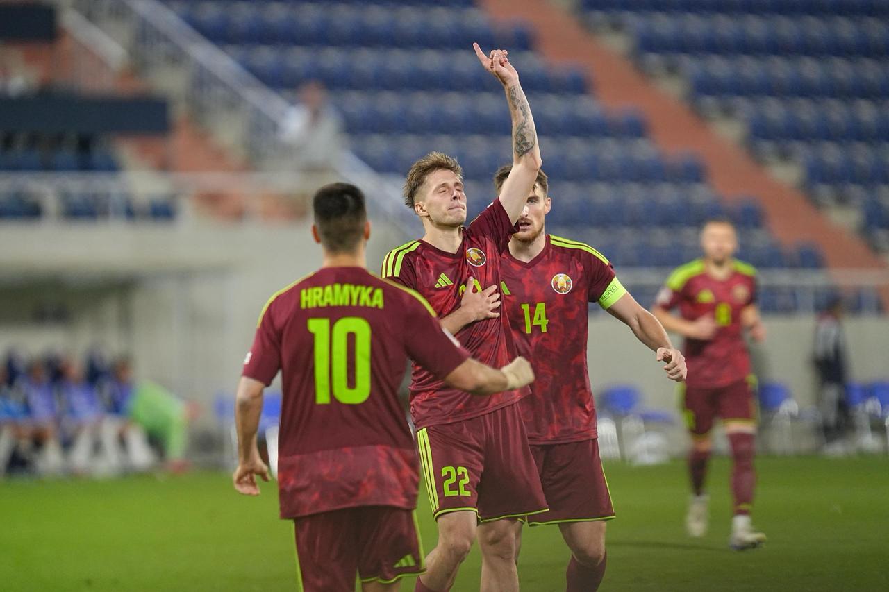 Belarus crush San Marino 4-0 in Nations League