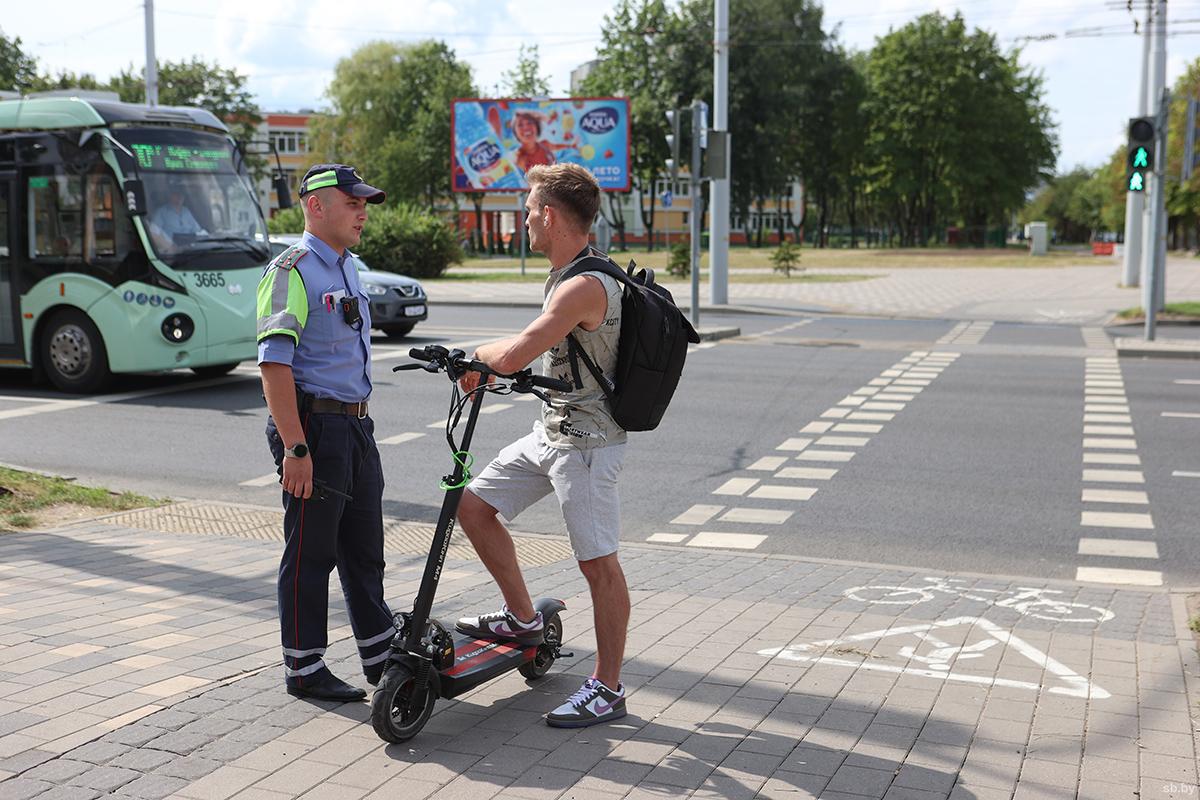 Minsk GAI to strengthen control over pedestrians, cyclists, and scooter riders