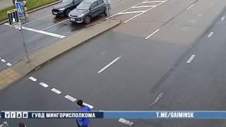 Truck hits e-bike rider on Kazimirskaya street in Minsk