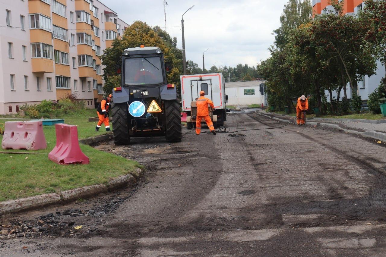 Roads are being upgraded in the Sokoł district