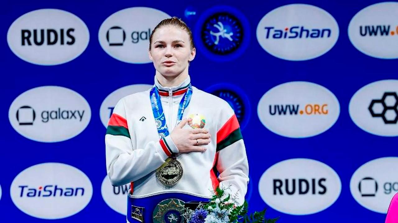 Belarusian Arina Demchenko becomes U23 world champion in wrestling
