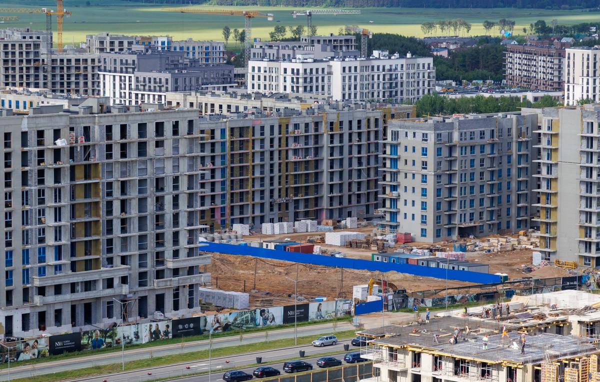 Minsk is building 94 apartment buildings with a total area of about 900,000 sq m