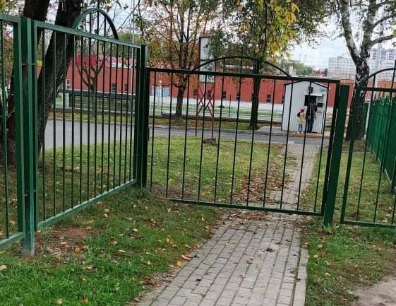 Nuovo percorso pedonale vicino all'Ospedale pediatrico n.3 di Minsk
