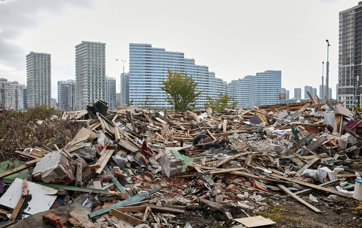 Demolition of private sector continues in the Minsk-Mira district