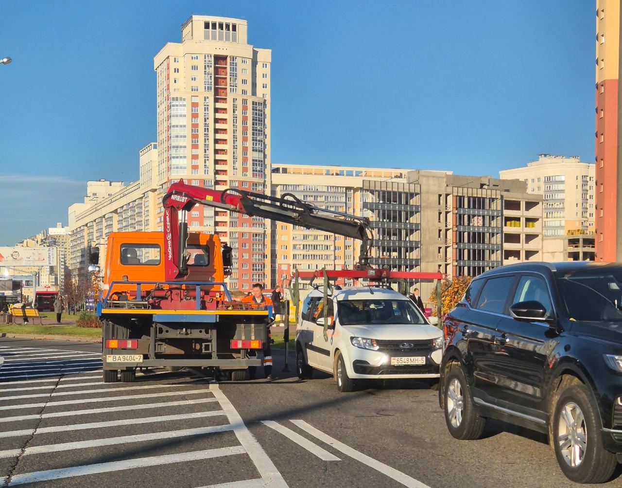 In Minsk, forced car towing prices nearly double