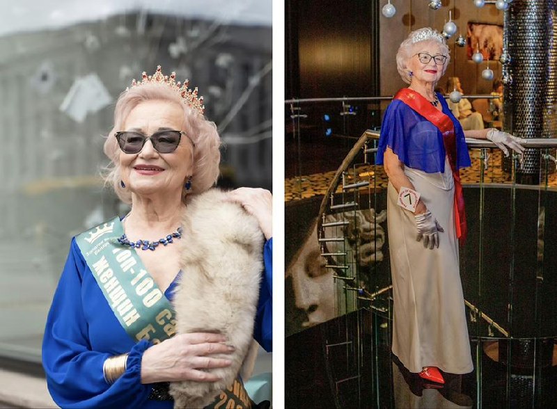 À 77 ans, une habitante de Minsk devient mannequin