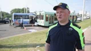 Details of traffic accident on Dzerzhinskogo Avenue