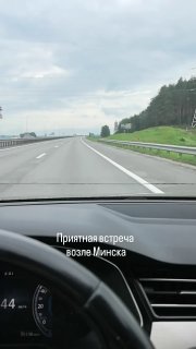 Near Smolevichi, a surprisingly disciplined moose spotted crossing road safely