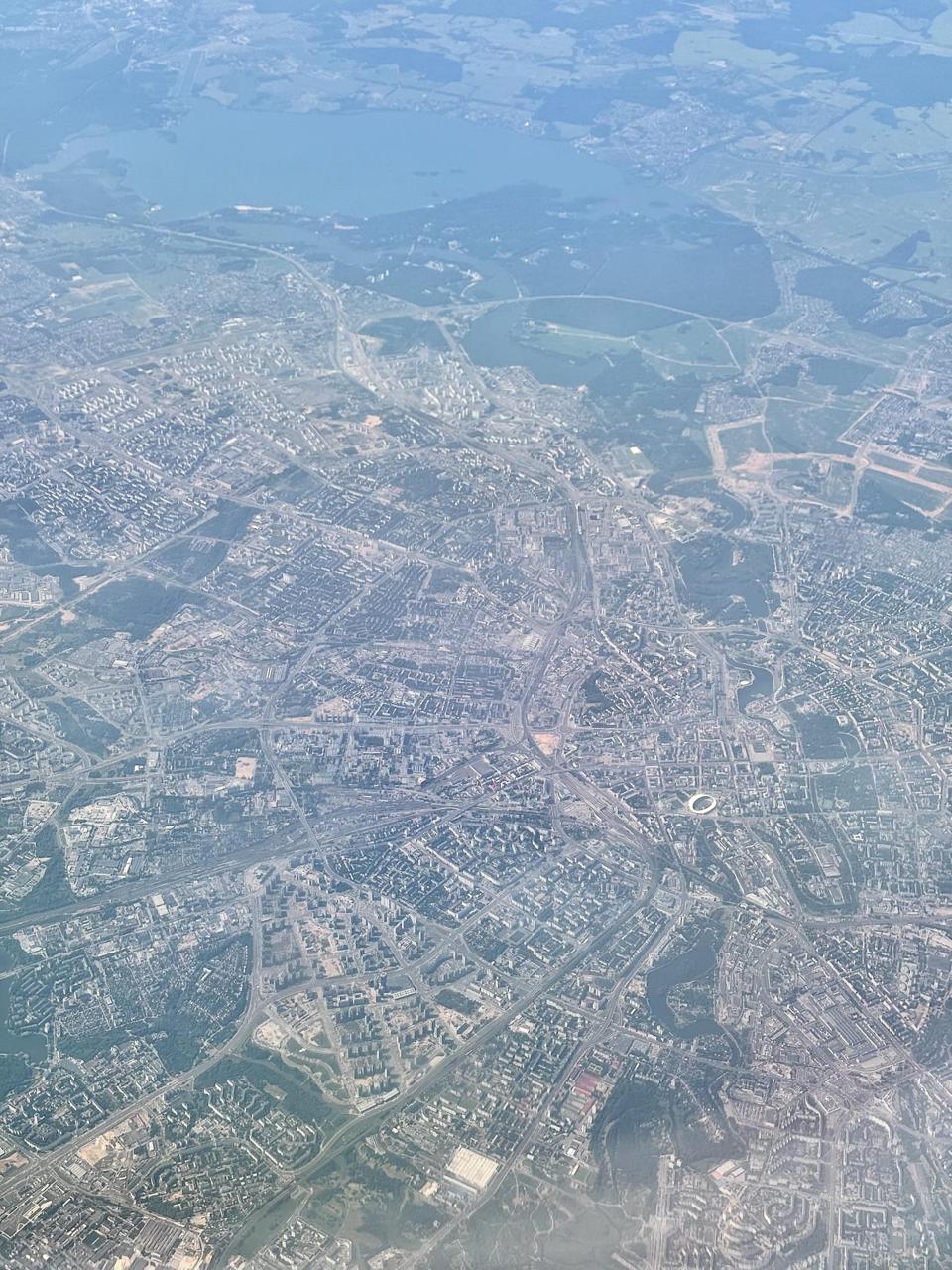 Минск с высоты птичьего полёта