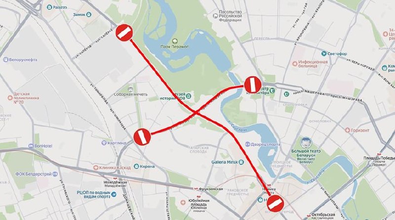 On July 3, traffic in central Minsk to be closed for seven hours